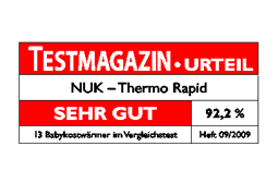 [Translate to Chinese:] Germany 2009: Very Good – NUK Baby Food Warmer  Thermo Rapid